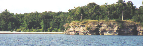 Main Duck Island north cliffs