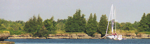 East shore of Main Duck Island 