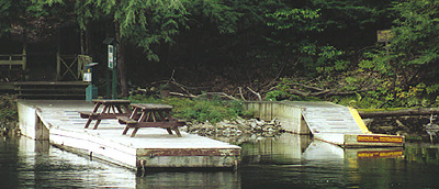 Georga Island s w dock