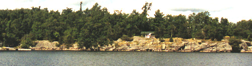 North shopre Gordon Island