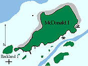 McDonalds Island Admirilty Leek Island Thawartway McDonald Admiralty White Calf Tremount Forsyth Hay Half Moon Bay Bostwick Islands 
