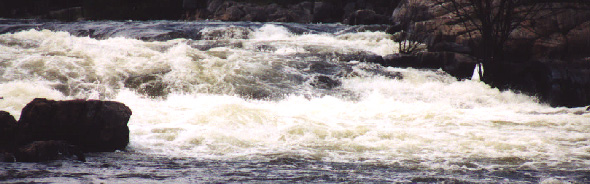 High Water at Burleigh Falls