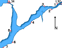 Map of Sturgeon Lake
